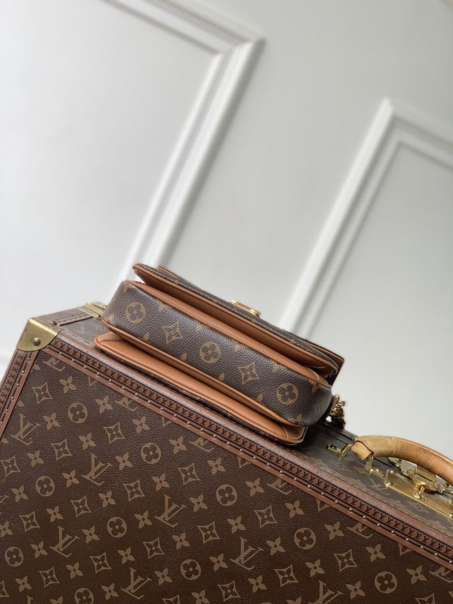 Louis Vuitton New Pochette Metis PM M3A801 Cognac Brown