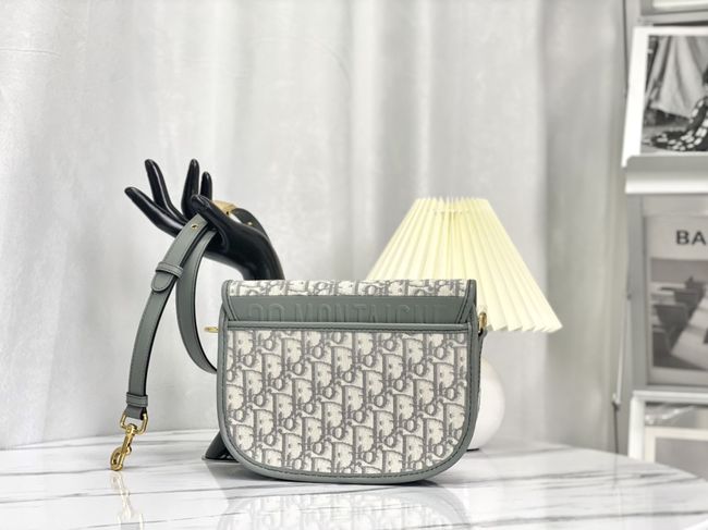 MEDIUM DIOR BOBBY BAG Warm Taupe Box Embroidery M2170 gray