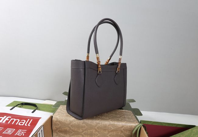 Gucci Bamboo Tote medium bag A005YB gray