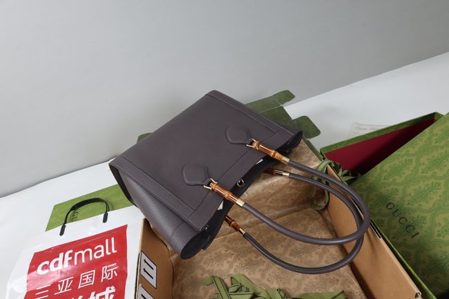 Gucci Bamboo Tote medium bag A005YB gray
