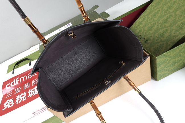Gucci Bamboo Tote medium bag A005YB gray