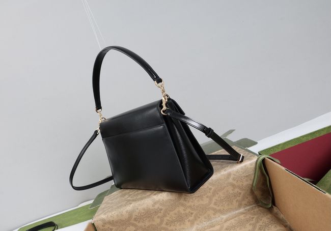 Gucci Horsebit Duomo medium top handle bag A006N6 black