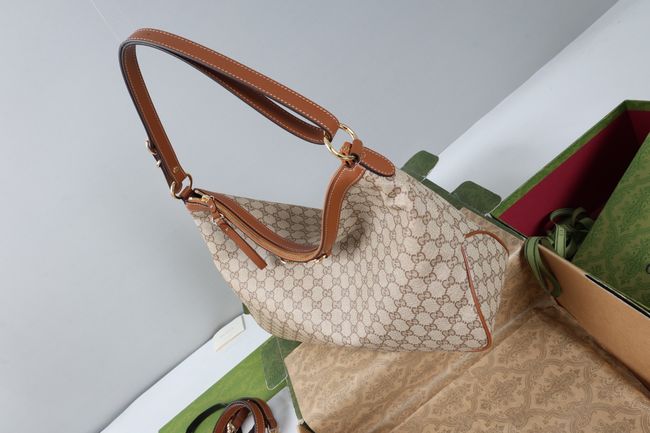 Gucci Starlet large shoulder bag A00CI2 brown