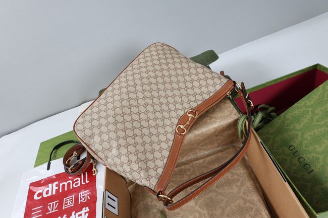Gucci Starlet large shoulder bag A00CI2 brown