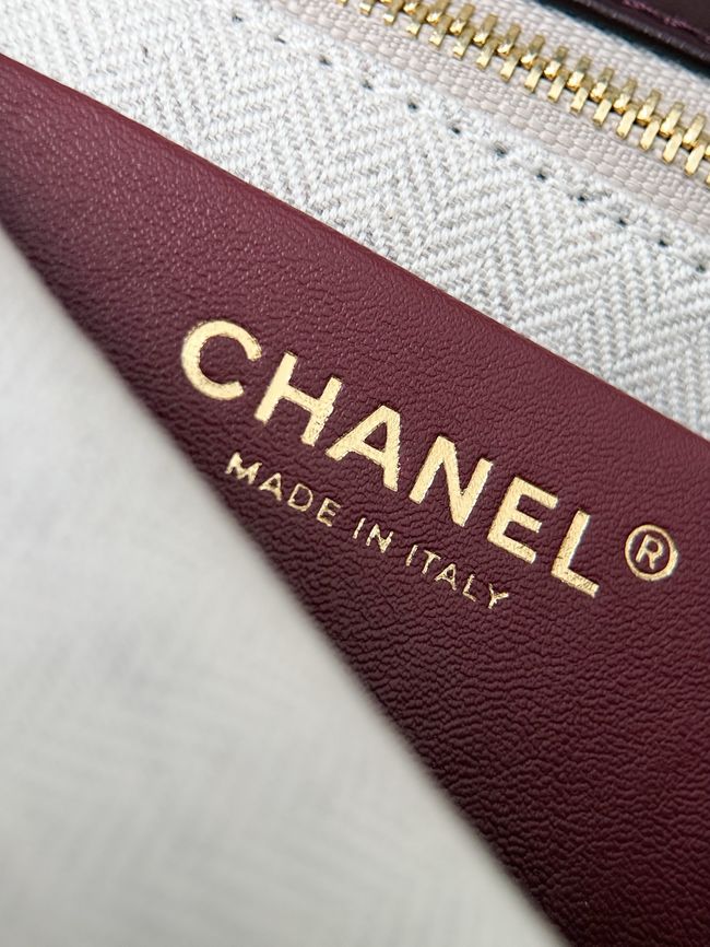Chanel Backpack AS6465 Burgundy