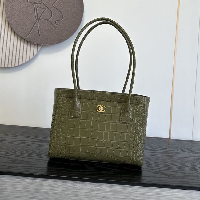 Chanel Small Shopping Bag AS6492 green