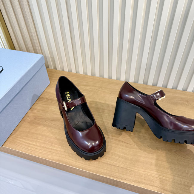 Prada Stride brushed leather pumps 1I562O-1